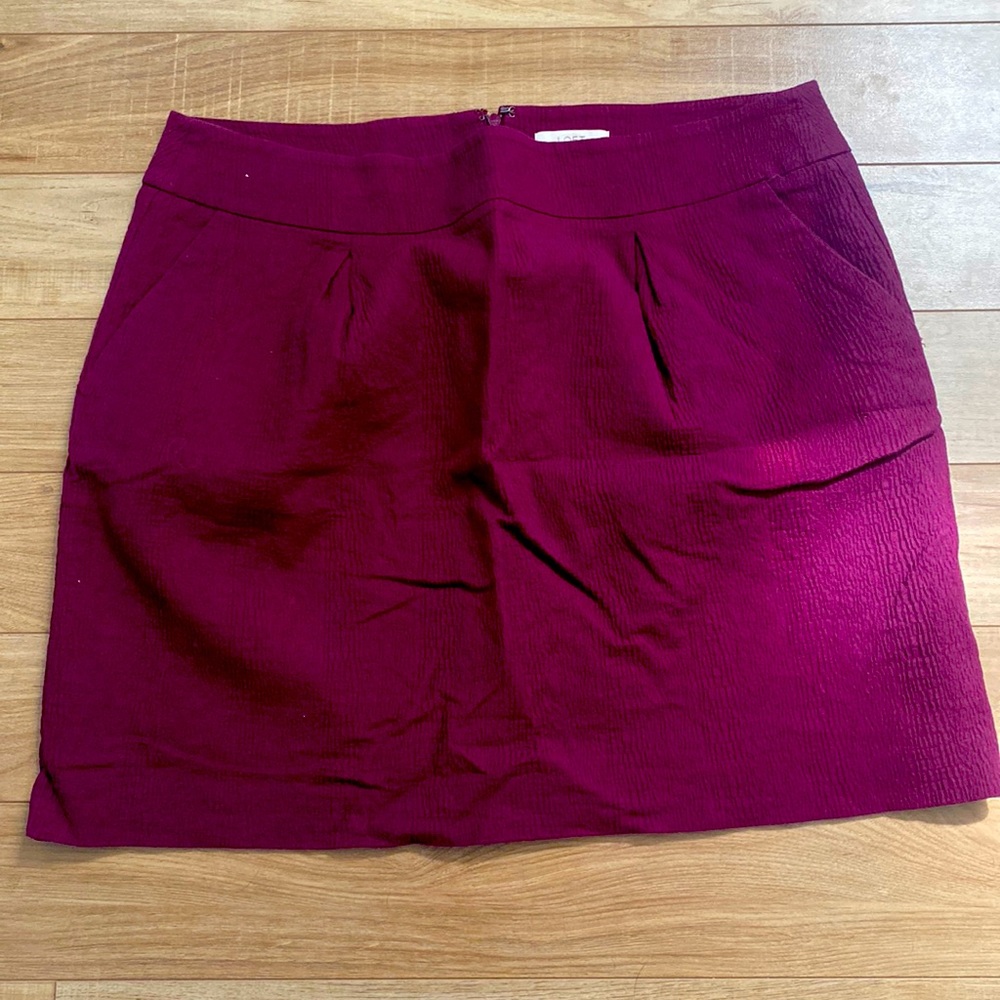 Loft Maroon Skirt